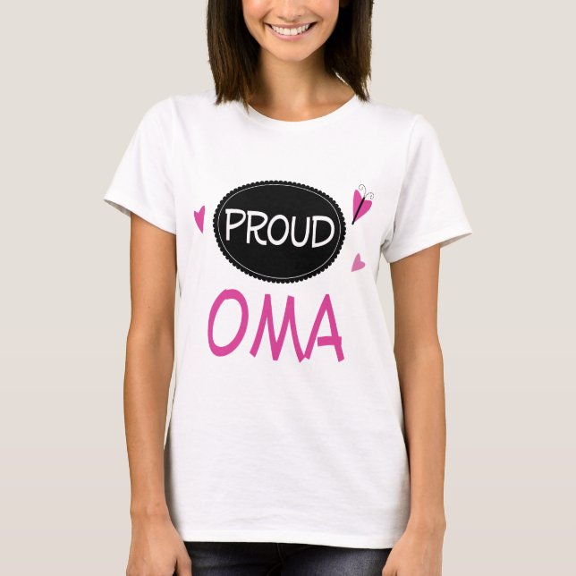 T-shirt Oma fier (Devant)