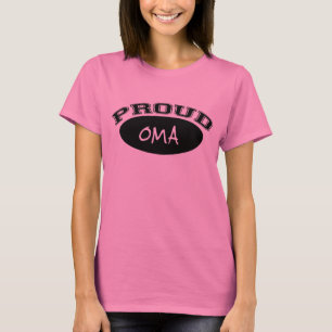 T-shirt Oma fier (noir)