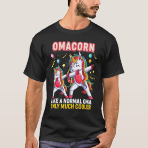 T-shirt Omacorn Comme Un Oma Normal Seulement Beaucoup De 