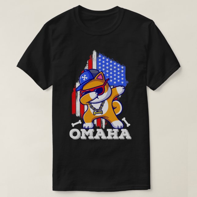 T-shirt Omaha dabbing (Design devant)