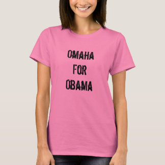 T-shirt Omaha Pour Obama
