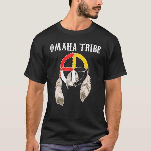 T-shirt Omaha Tribe Sioux Nation Amérindiens S (Devant)