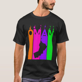 T-shirt Oman bulles colorées