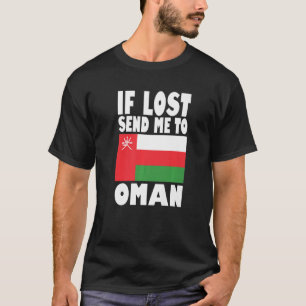T-shirt Oman Flag Design If lost send me to Oman Premium