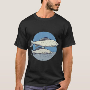 T-shirt Ombre de l'Arctique poisson poissons