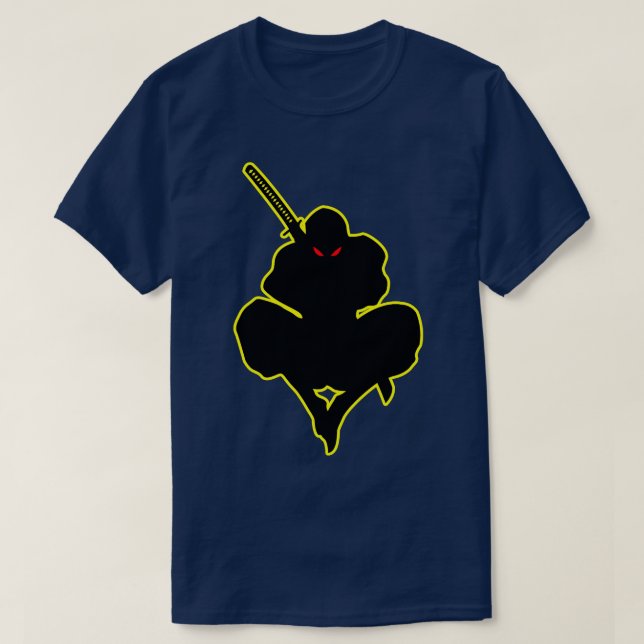 T-shirt Ombre guerrière de Ninja (Design devant)