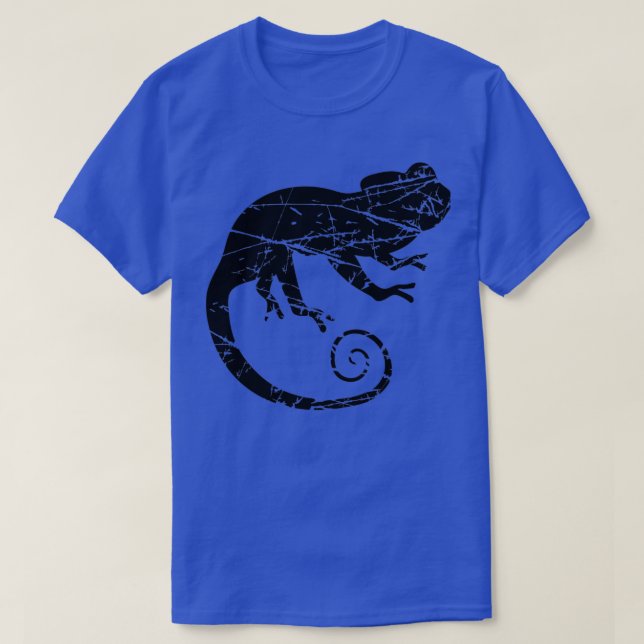 T-shirt ombre silhouette silhouette d'écusson b (Design devant)