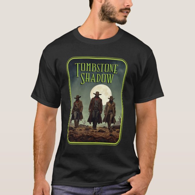T-shirt Ombre Tombstone - 3 Hombres #2 (Devant)