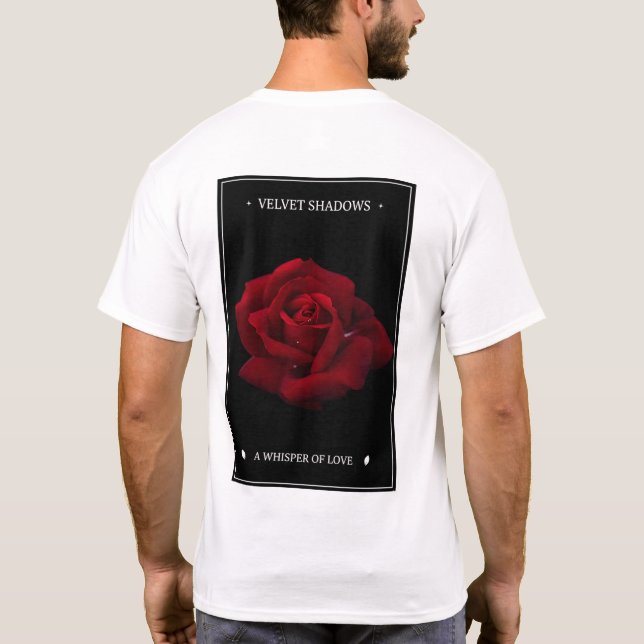 T-shirt Ombres de Velours Rose (Dos)