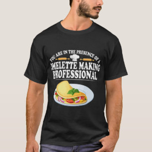T-shirt Omelet Making Professional Oeufs Petit-Déjeuner Ca
