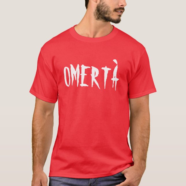 T-SHIRT OMERTÀ (Devant)