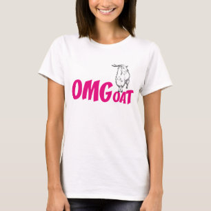 T-shirt OMG avoine Angora Chèvre Amateurs de chèvre OMG ro