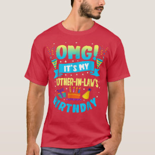 T-shirt OMG C'est ma mère en droit Anniversaire