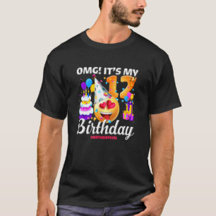T-shirt Omg C'est mon 12e anniversaire 12 ans Joyeux oisea