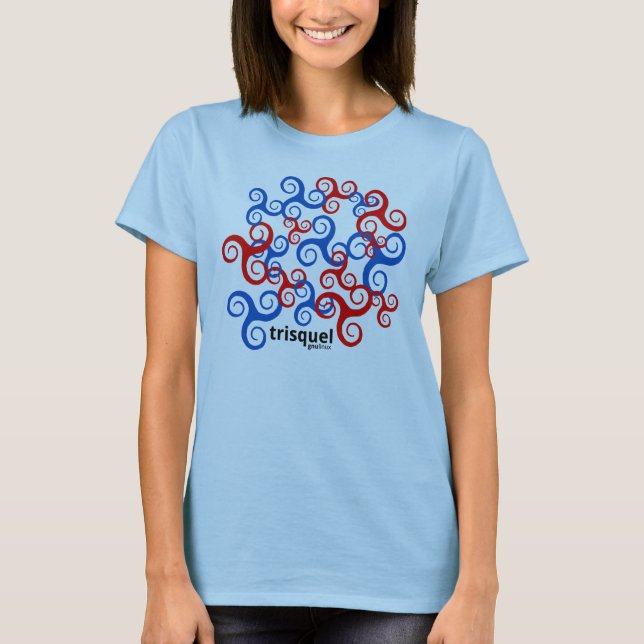 T-shirt OMG ! Il est plein de Trisquels ! (Devant)