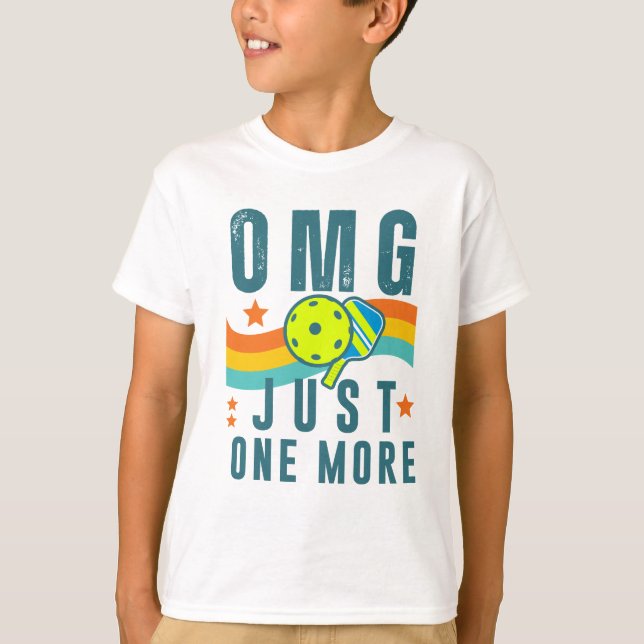 T-shirt Omg, Juste Un De Plus. (Devant)