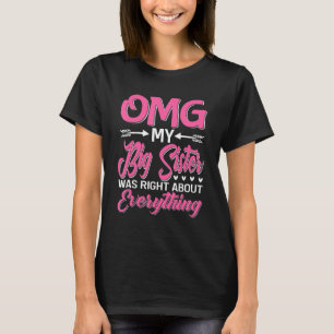 T-shirt OMG Ma Grande Soeur Avait Raison De Tout Mola