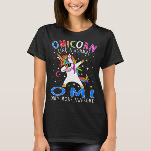 T-shirt omicorne comme un omi seulement stupéfiant Dabbing
