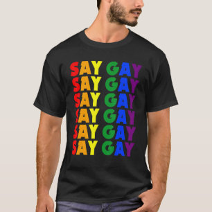 T-shirt On dit Fierté gay Vêtements fiers LGBT Floride