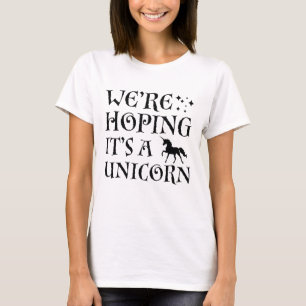 T-shirt On espère que c'est une licorne
