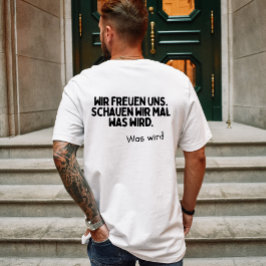 T-shirt On est contents, voyons voir