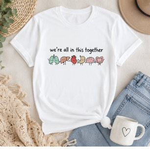T-shirt On est tous dans le même bateau Organes Mignons