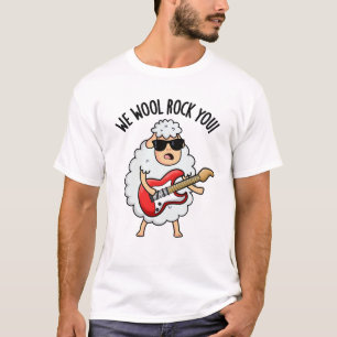 T-shirt On Laine Rock You Drôle Pun Mouton