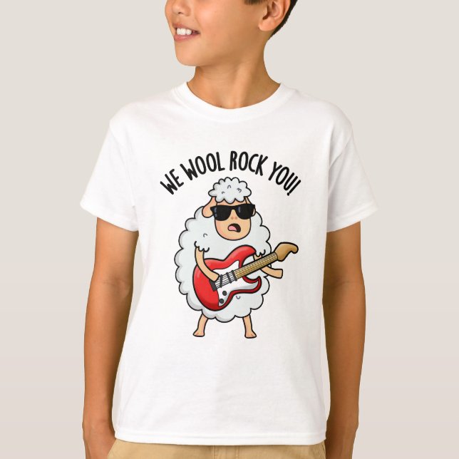 T-shirt On Laine Rock You Drôle Pun Mouton (Devant)