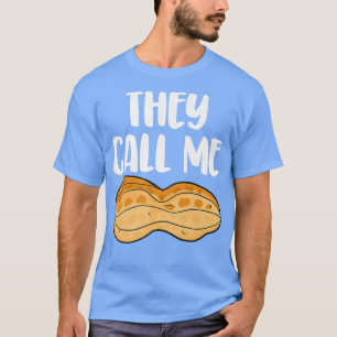 T-shirt On M'Appelle Peanut Drôle Genre Révéler Les Noix