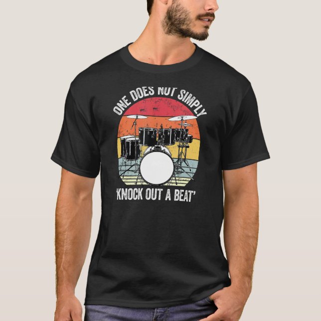 T-shirt On Ne Fait Pas Simplement Frapper Une Blague De Ba (Devant)