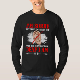 T-shirt On n'entendait pas la sourdine Signal Langue de l'