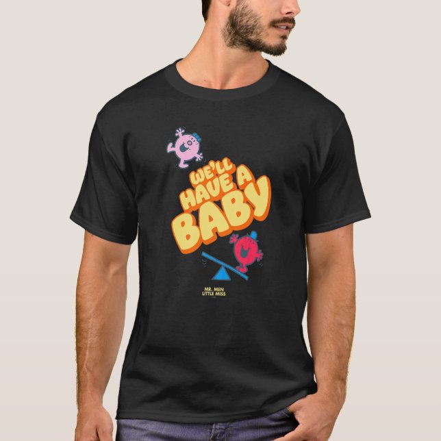 T-shirt On va faire une fête de Baby shower de bébé (Devant)