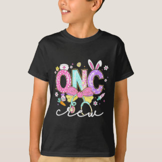 T-shirt ONC Oncology Crew Nurse Bunny Ears Easter Cancer