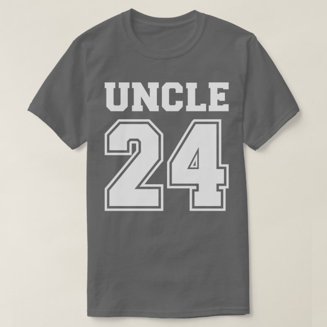 T-shirt Oncle 2024 pour faire-part de grossesse (Design devant)
