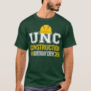 T-shirt Oncle Birthday Crew 1ère construction Anniversaire
