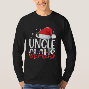 T-shirt Oncle Claus Correspondant Pajamas de Noël de famil