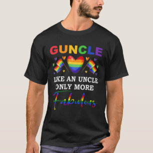 T-shirt Oncle Comme Un Oncle Seulement Plus Fabuleuse Fier