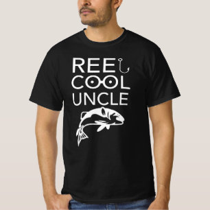 T-shirt Oncle Cool Reel - oncle de pêche Père pas-pas
