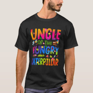 T-shirt Oncle de la chenille affamée mignon 1er anniversai