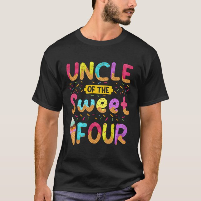 T-shirt Oncle De La Douce Quatre 4E Crème Glace Py (Devant)