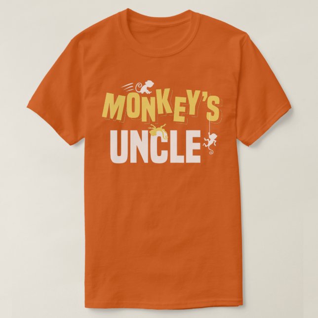 T-shirt Oncle des singes (Design devant)