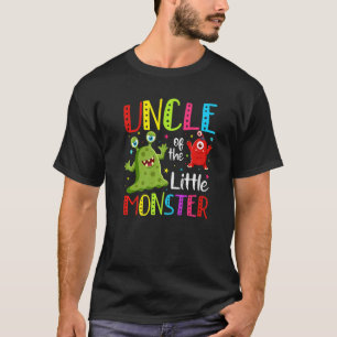 T-shirt Oncle du Petit Monstre Garçons Hommes 1er annivers