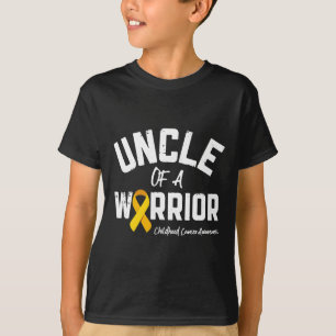 T-shirt Oncle D'Un Guerrier Cadeau De Sensibilisation Au C