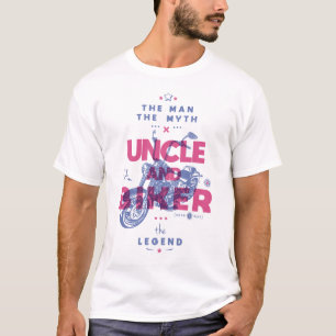 T-shirt Oncle et moker l'homme le mythe la légende