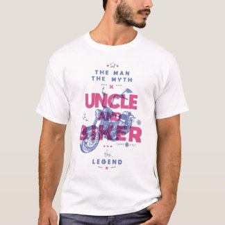 T-shirt Oncle et moker l'homme le mythe la légende