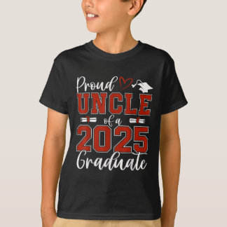 T-shirt Oncle fier d'un étudiant de la promotion 2025 dipl