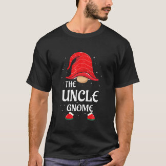 T-shirt Oncle Gnome Buffalo Plaid Matching Famille Christm