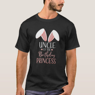 T-shirt Oncle lapin de la princesse d'anniversaire, tenue