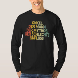 T-shirt Oncle L'Homme Du Mythe Le Légendaire Rétro