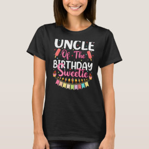T-shirt Oncle Mens De L'Anniversaire Sweetie Crème De Glac